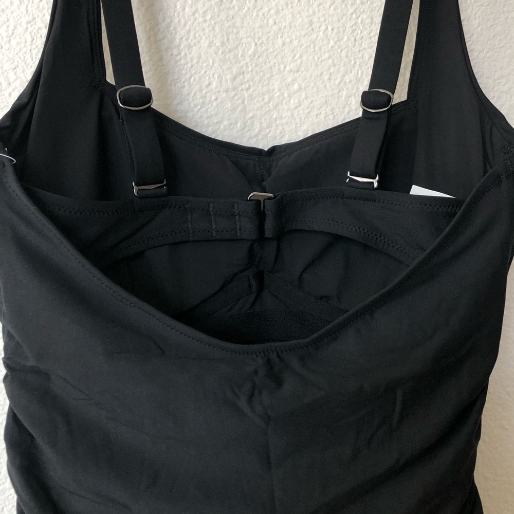 Athleta Black Classic One-Piece Swimsuit NWOT
